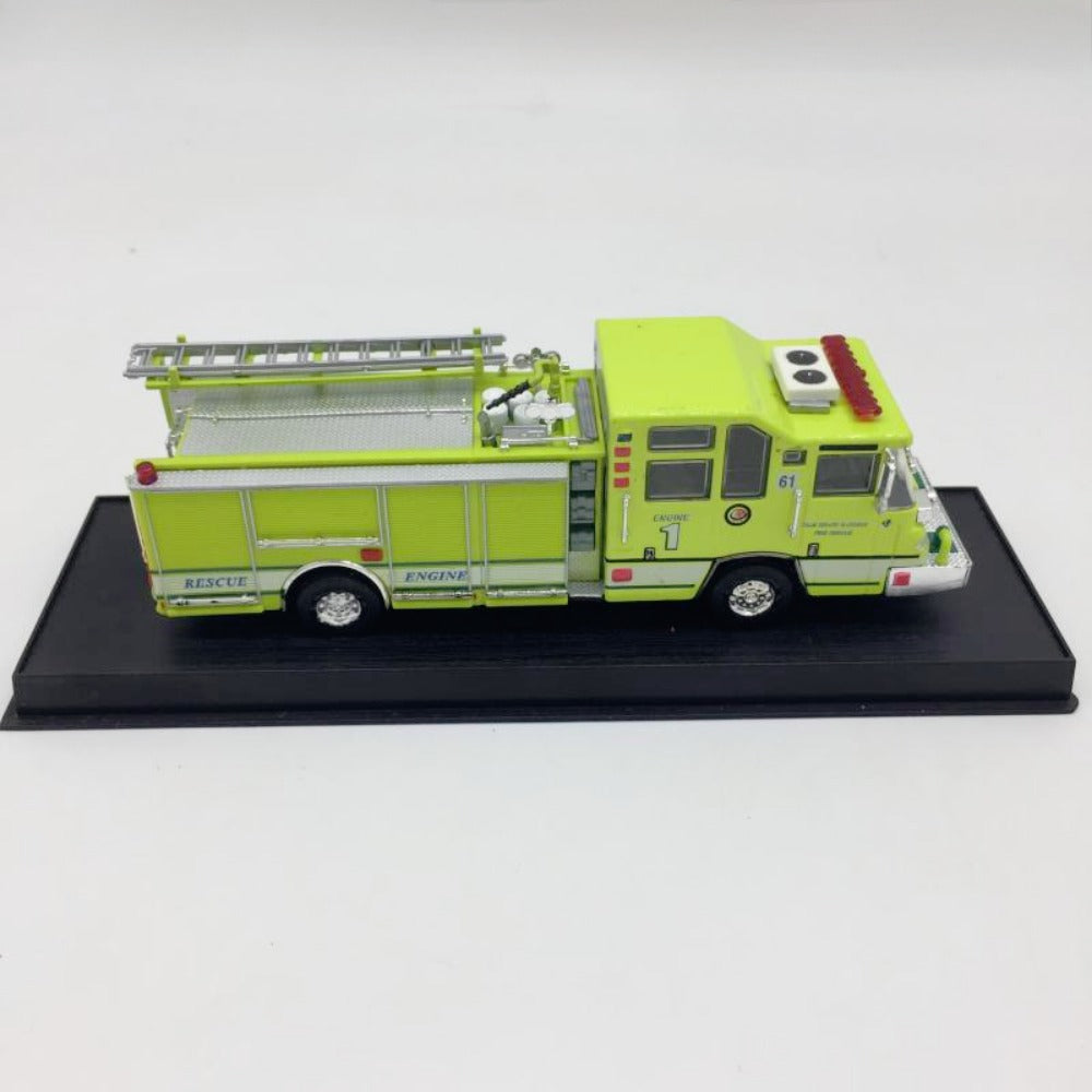 1/64 Scale 1997 Pierce Quantum Pumper USA Fire Engine Diecast Model Truck