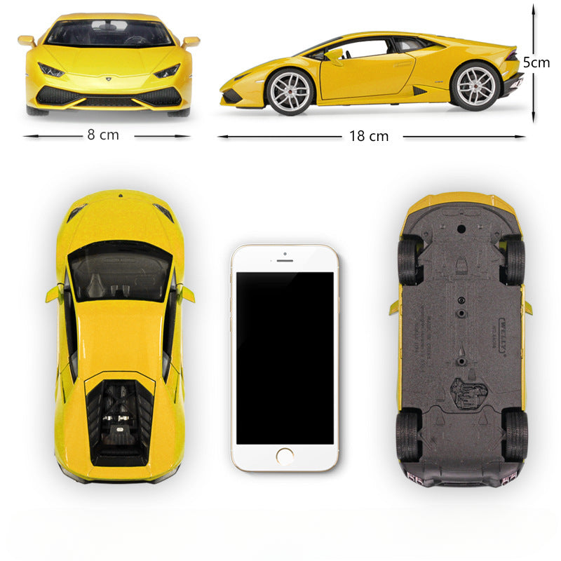 1/24 Scale Lamborghini Huracán LP610-4 Sports Car Diecast Model
