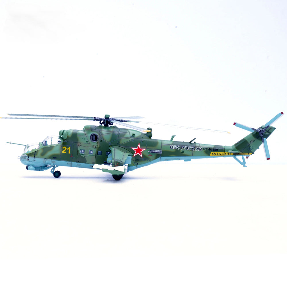 1/72 Scale Mil Mi-24P Helicopter Russian Air Force Khmeimim Air Base Diecast Model