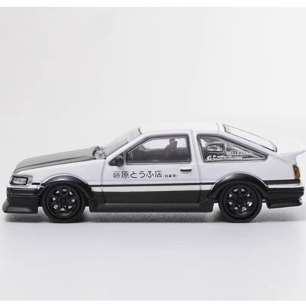 1/64 Scale Toyota AE86 Corolla Levin GT-APEX Diecast Model Car