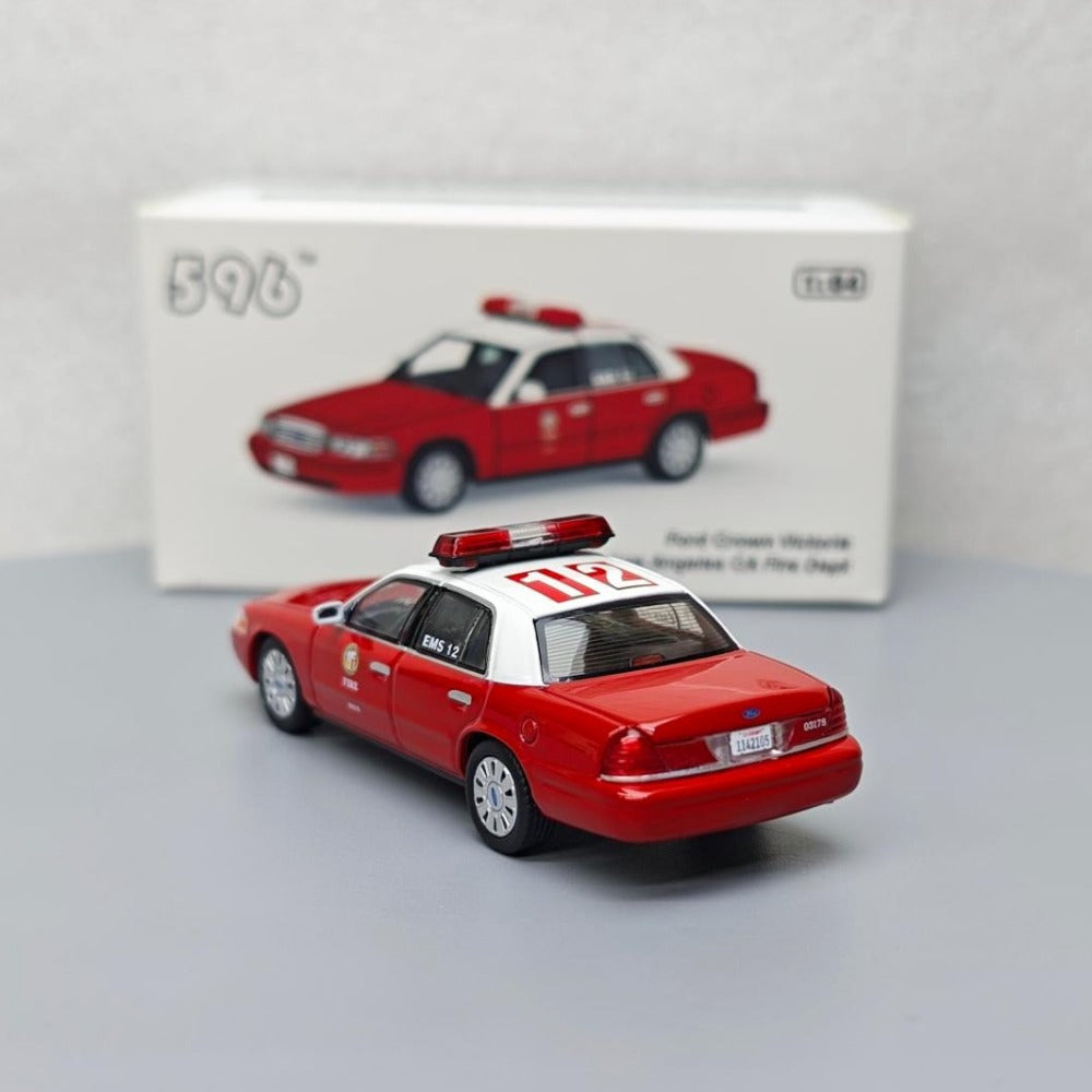 1/64 Scale Ford Crown Victoria LA Fire Department Diecast Model Car