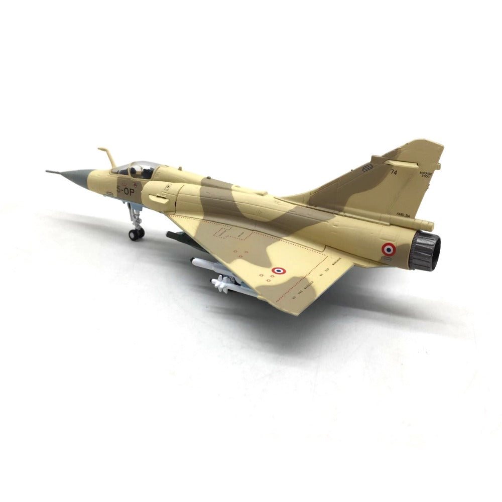1/100 Scale Dassault Mirage 2000 French Multirole Jet Fighter Diecast Model Aircraft