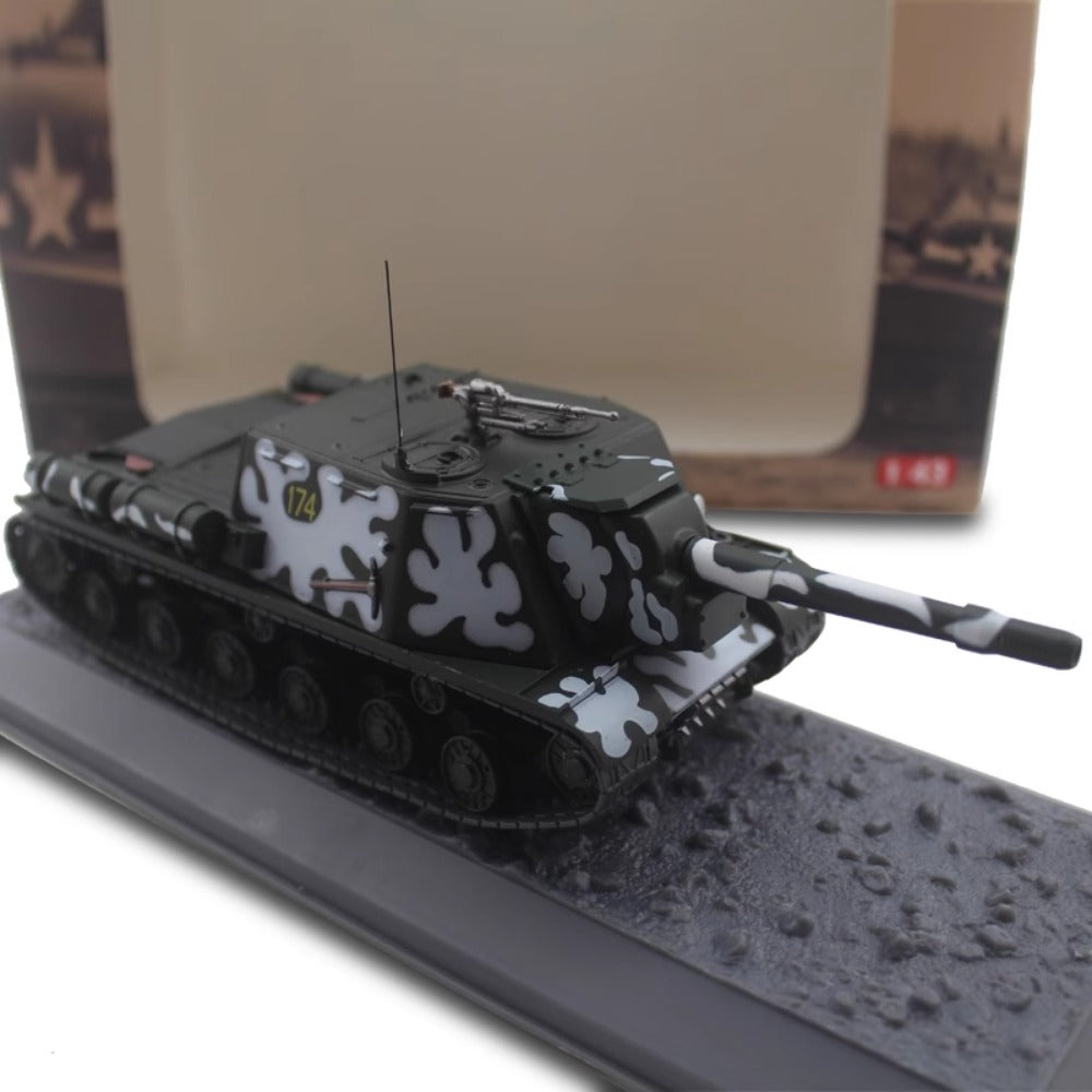 1/43 Scale 1944 ISU-152 WWII Soviet Self-Propelled Gun Diecast Model