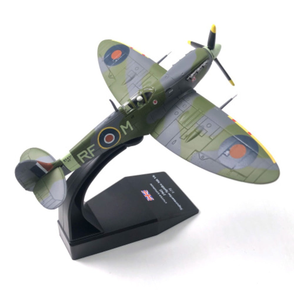 1/72 Scale Supermarine Spitfire Mk Vb British WWII Fighter Aircraft Diecast Model