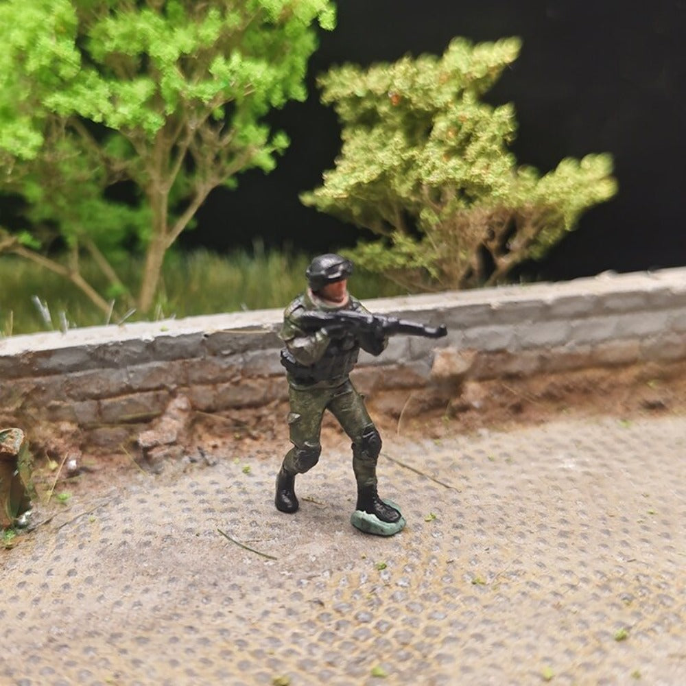 1/72 Scale Russian Special Operations Forces Soldiers Painted Figures for Model Dioramas