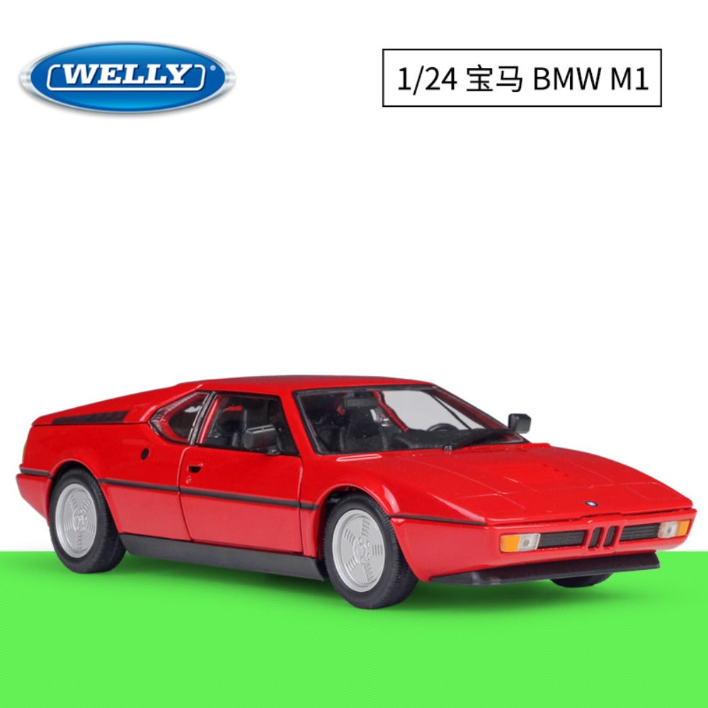 1/24 Scale BMW M1 Sports Car Diecast Model
