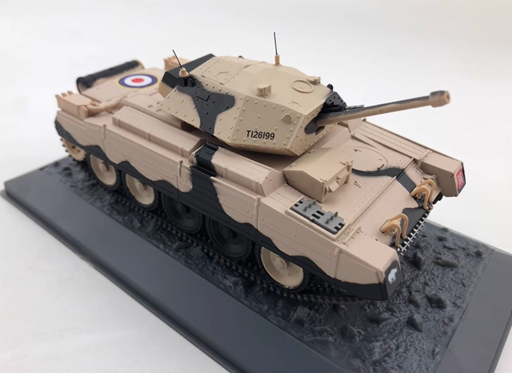 1/43 Scale 1943 Crusader Cruiser Mk VI WWII British Tank Diecast Model