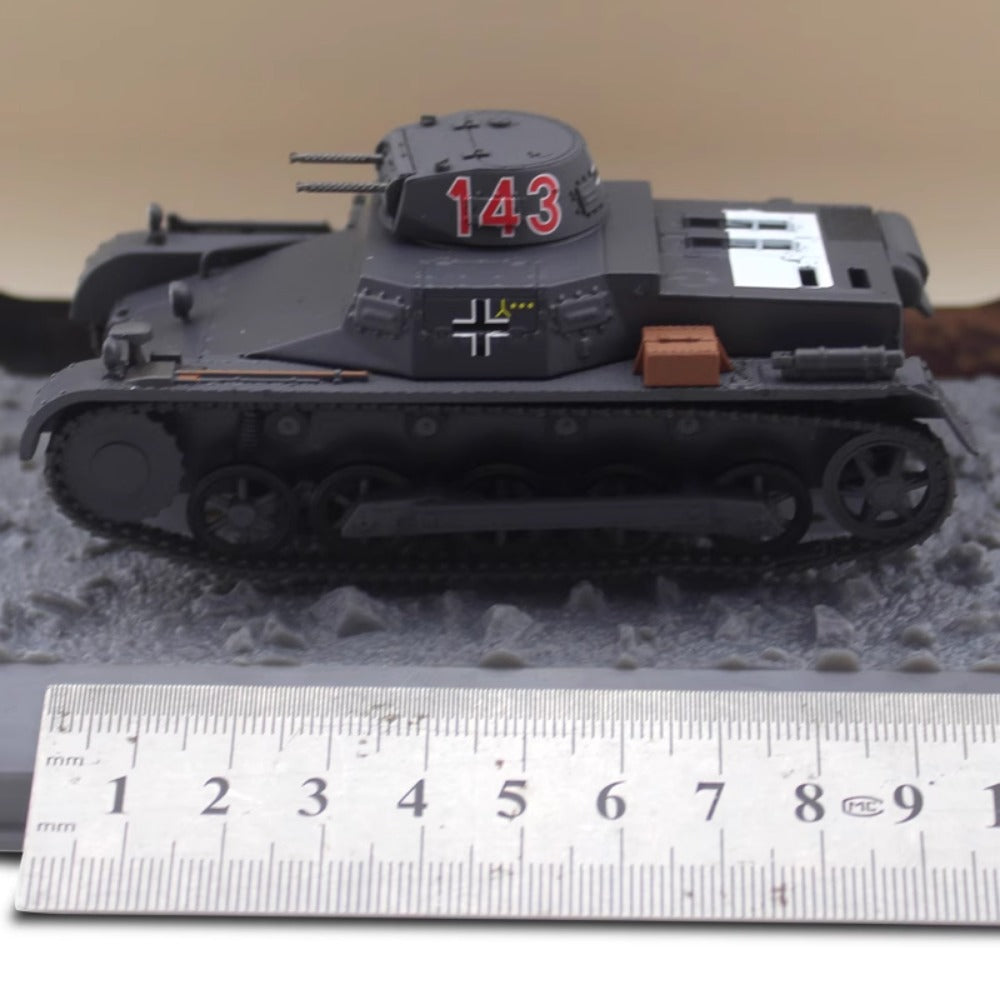 1/43 Scale 1940 Panzer I Pz.Kpfw. I Sd.Kfz. 101 German Light Tank Diecast Model