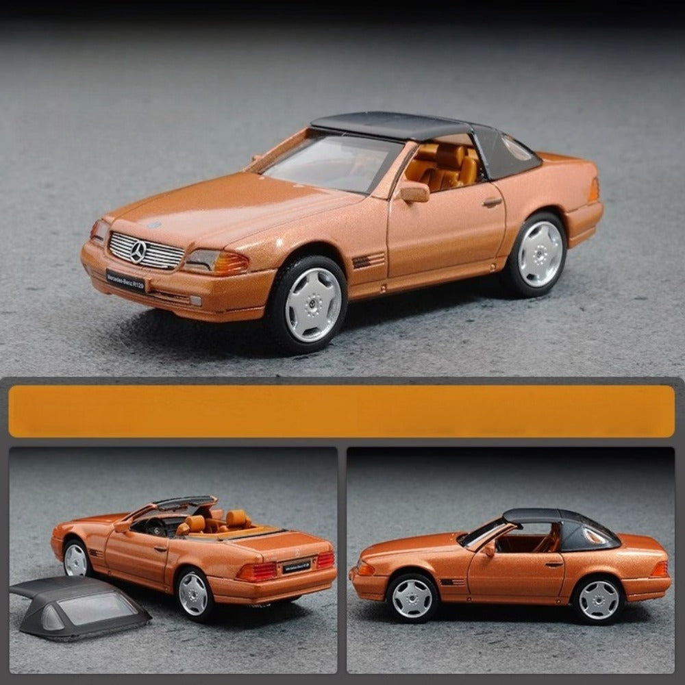 1/64 Scale Mercedes-Benz R129 SL500 Convertible Diecast Model Car