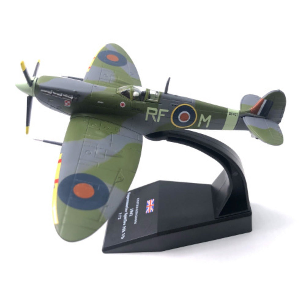 1/72 Scale Supermarine Spitfire Mk Vb British WWII Fighter Aircraft Diecast Model