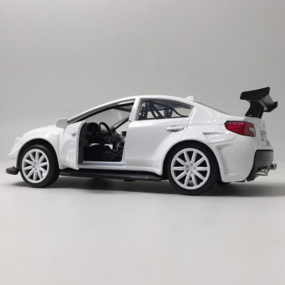 1/32 Scale Subaru WRX STI Sports Car Diecast Model