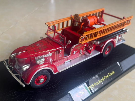 1/32 Scale American LaFrance/Ford Model T/Studebaker/Seagrave/Packard/GMC Vintage Fire Engine Truck Diecast Model