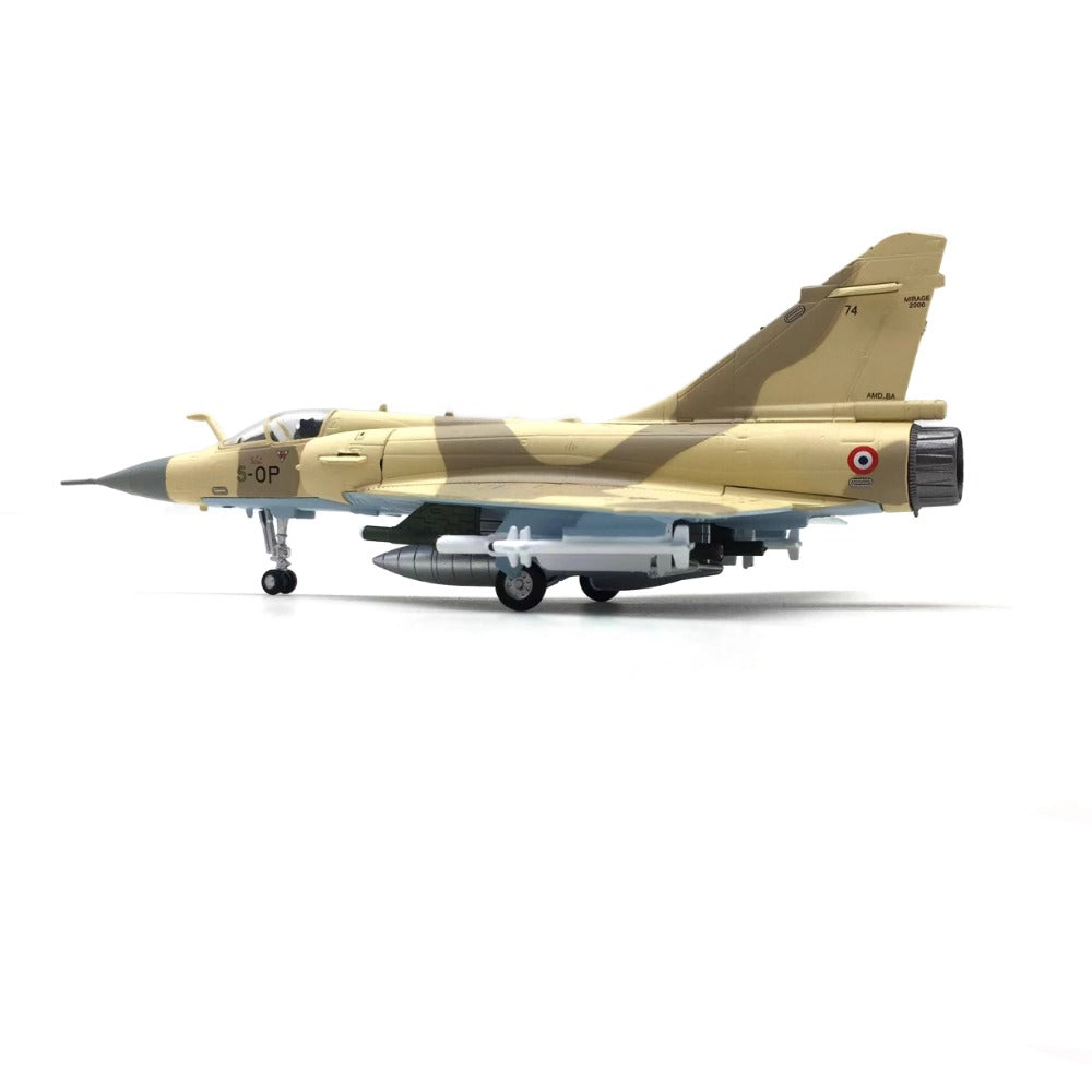 1/100 Scale Dassault Mirage 2000 French Multirole Jet Fighter Diecast Model Aircraft