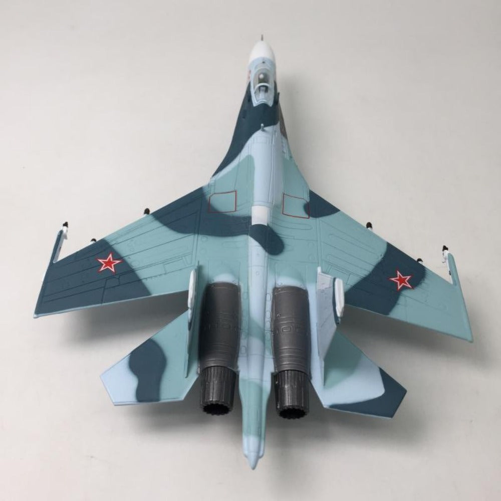 1/100 Scale 1987 Sukhoi Su-27 Flanker Soviet Multirole Fighter Diecast Model Aircraft