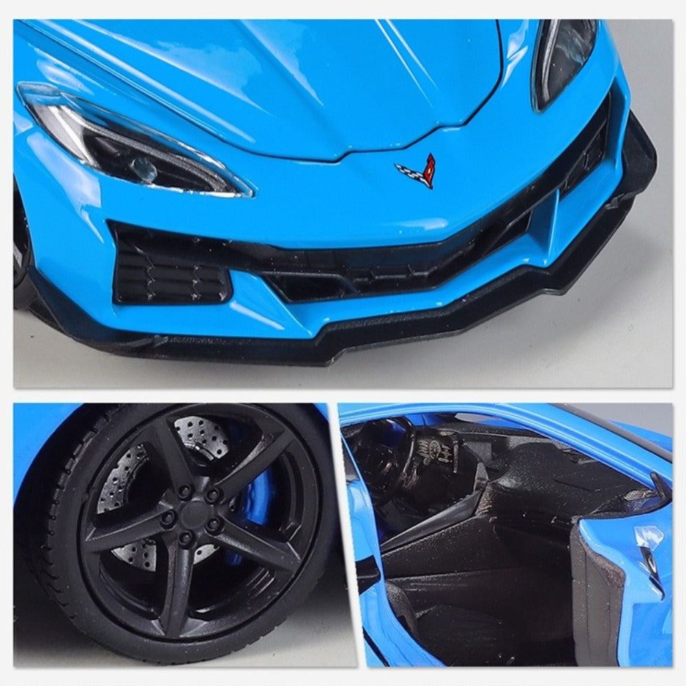 1/24 Scale 2023 Chevrolet Corvette Z06 Sports Car Diecast Model