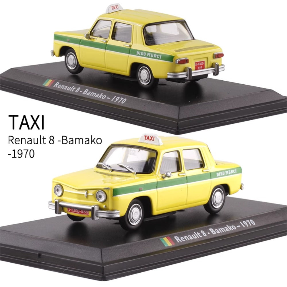 1/43 Scale 1970 Renault 8 Bamako Taxi Diecast Model Car