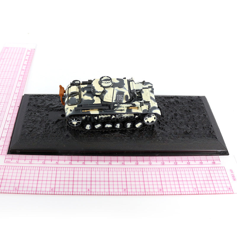 1/72 Scale Panzer III Sd.Kfz. 141 WWII German Medium Tank Diecast Model