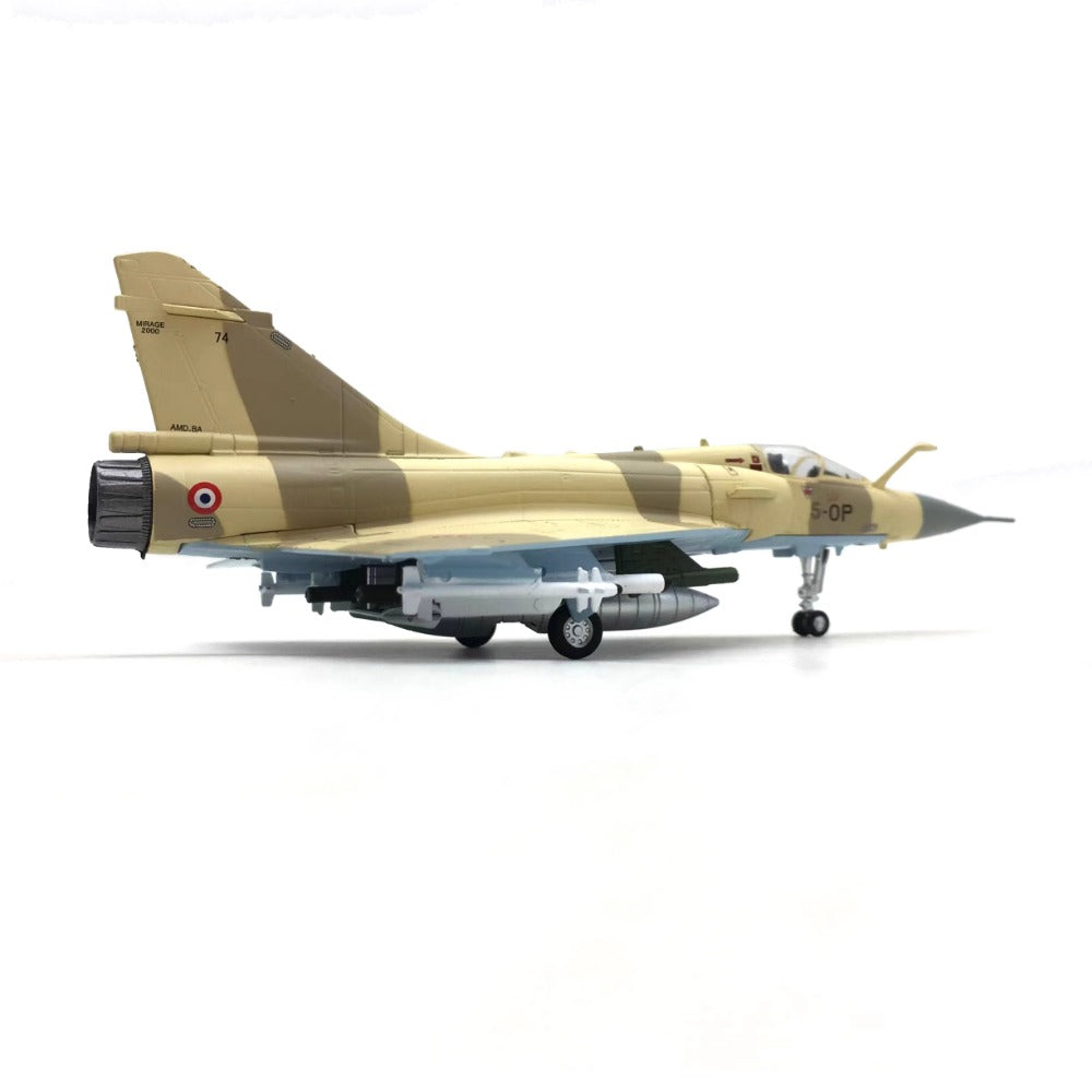 1/100 Scale Dassault Mirage 2000 French Multirole Jet Fighter Diecast Model Aircraft
