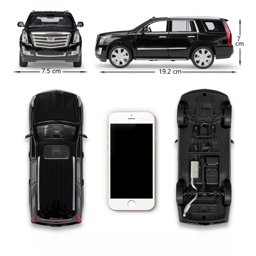 1/27 Scale 2017 Cadillac Escalade Luxury SUV Diecast Model Car