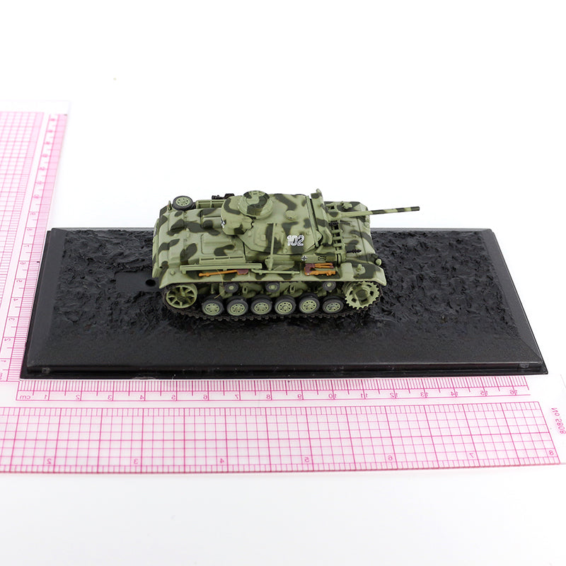 1/72 Scale Panzer III Sd.Kfz. 141 WWII German Medium Tank Diecast Model
