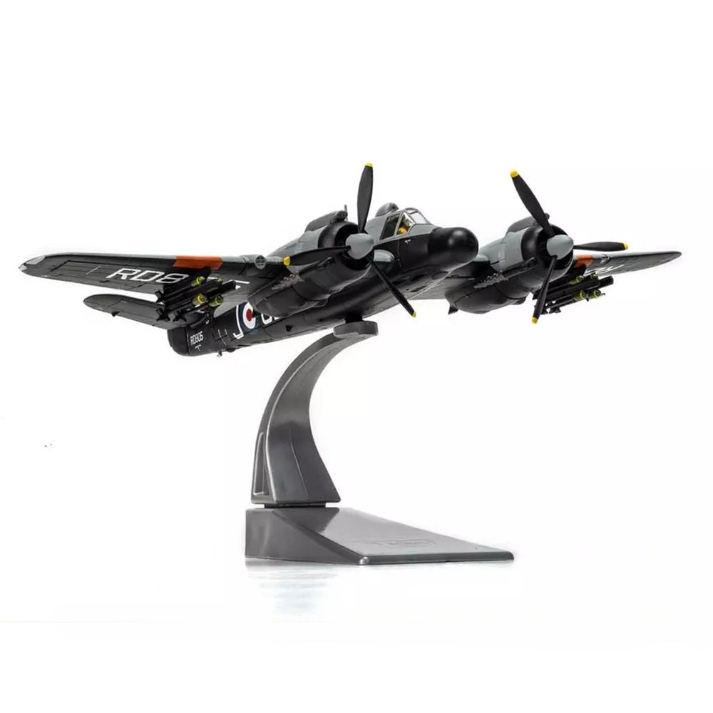 1/72 Scale Bristol Type 156 Beaufighter British Multi-Role Aircraft RAF Operation Firedog Diecast Model