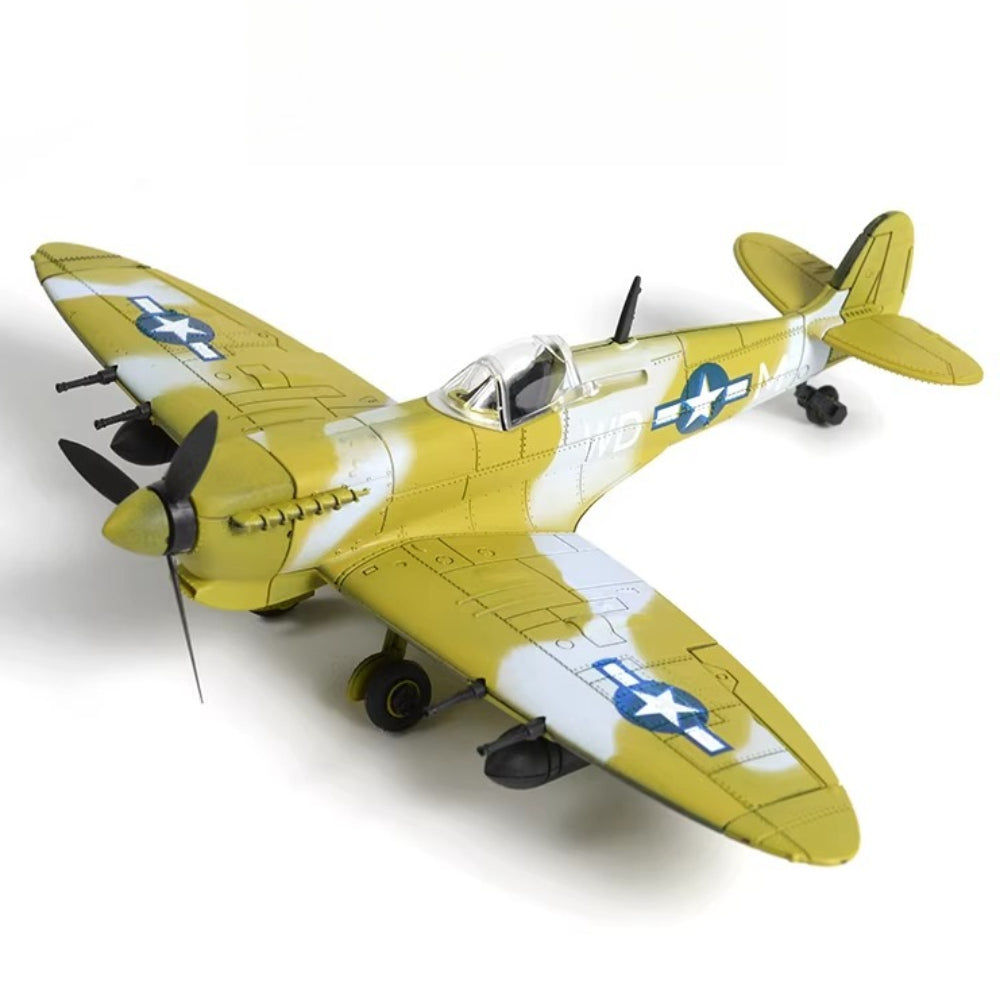 1/48 Scale Supermarine Spitfire WWII British Fighter Pre-built Plastic Collectible Model Aircraft