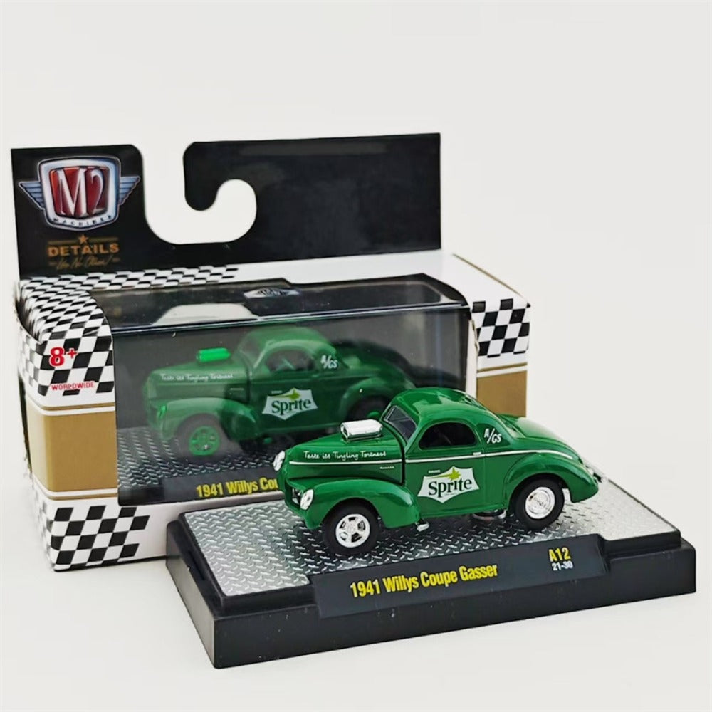 1/64 Scale 1941 Willys Coupe Gasser Sprite Diecast Model Car