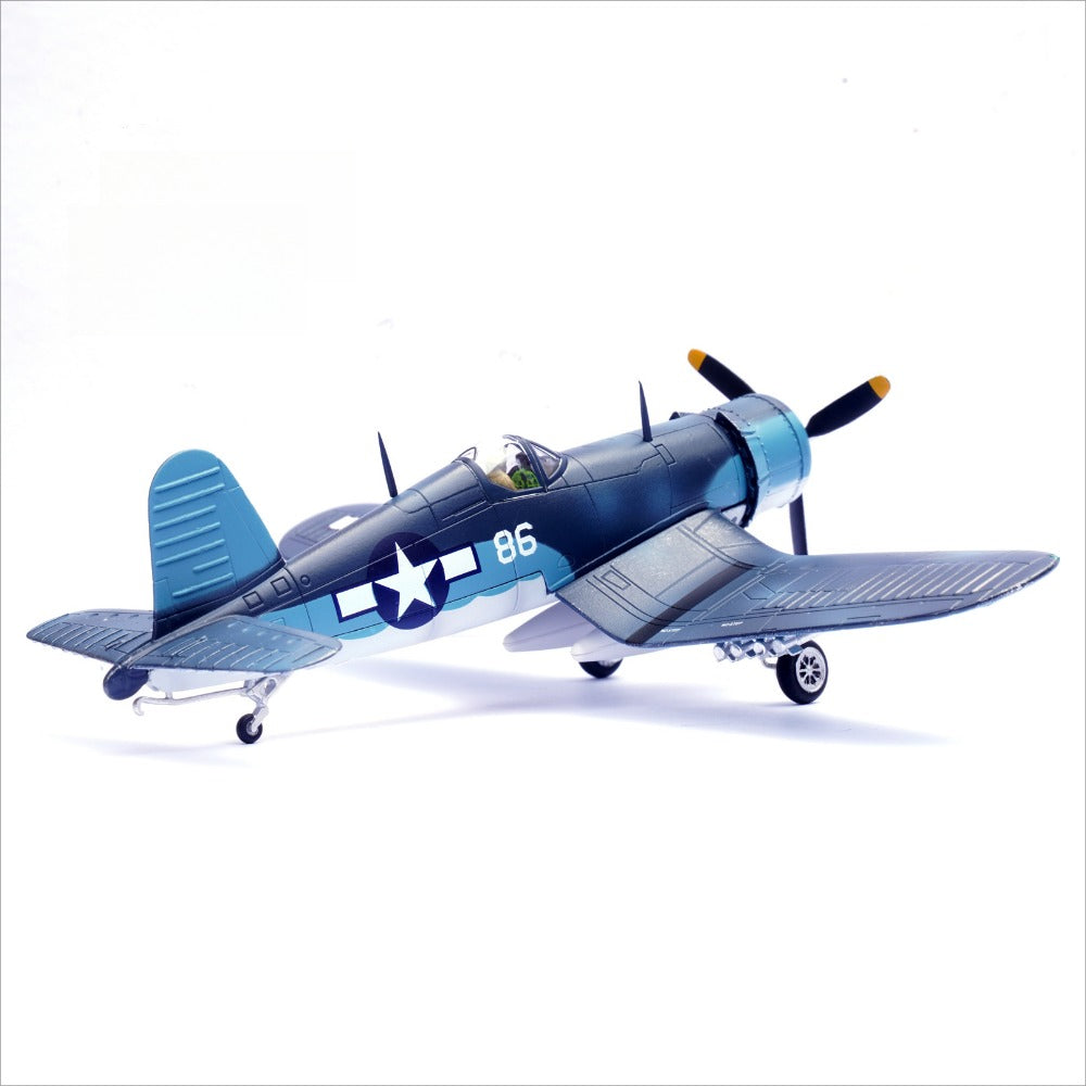 1/72 Scale Vought F4U-1A Corsair WWII US Marine Corps Fighter VMF-214 #86 Diecast Model Aircraft