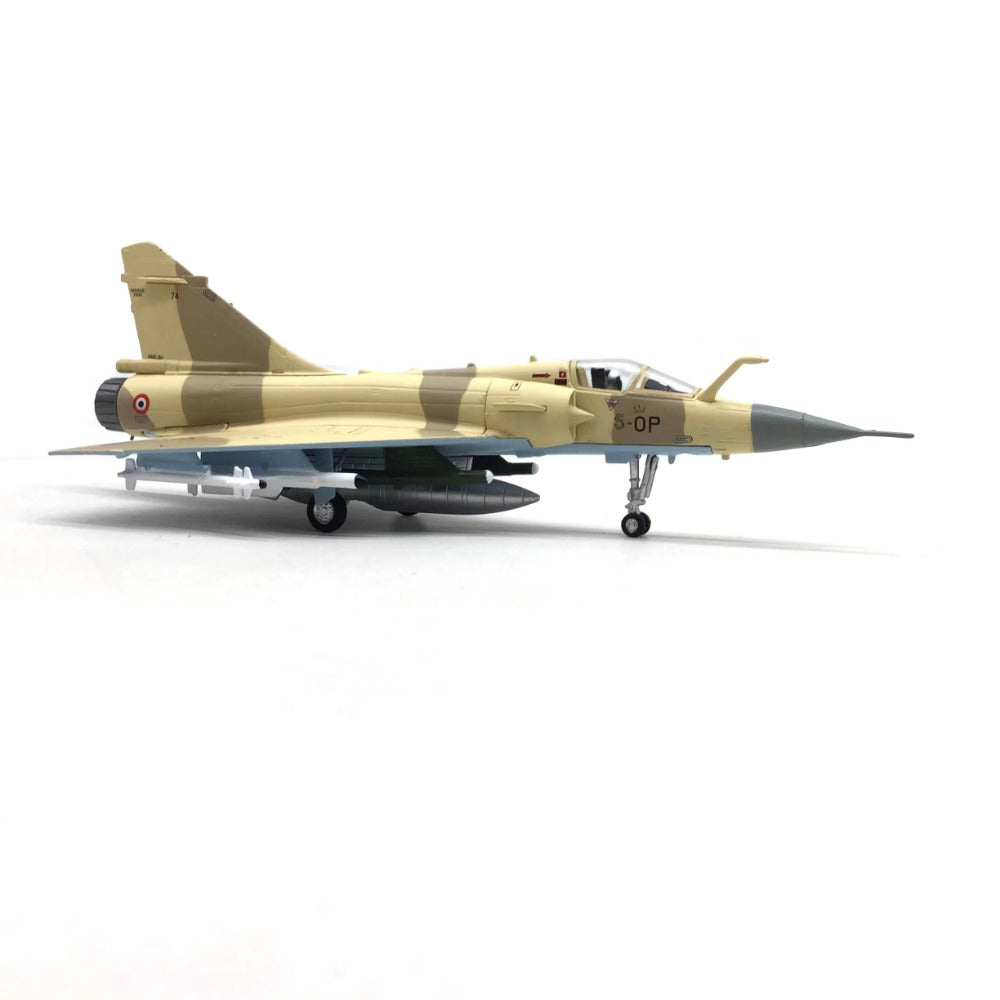 1/100 Scale Dassault Mirage 2000 French Multirole Jet Fighter Diecast Model Aircraft