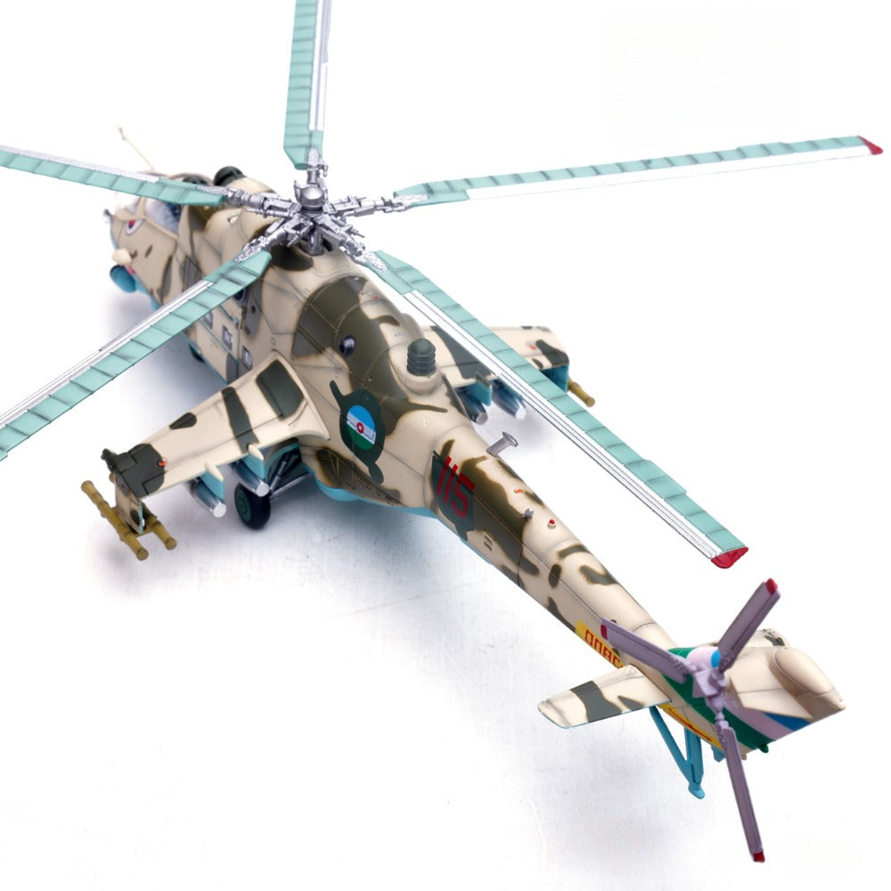1/72 Scale Mil Mi-24V Azerbaijan Attack Helicopter Diecast Model Aircraft