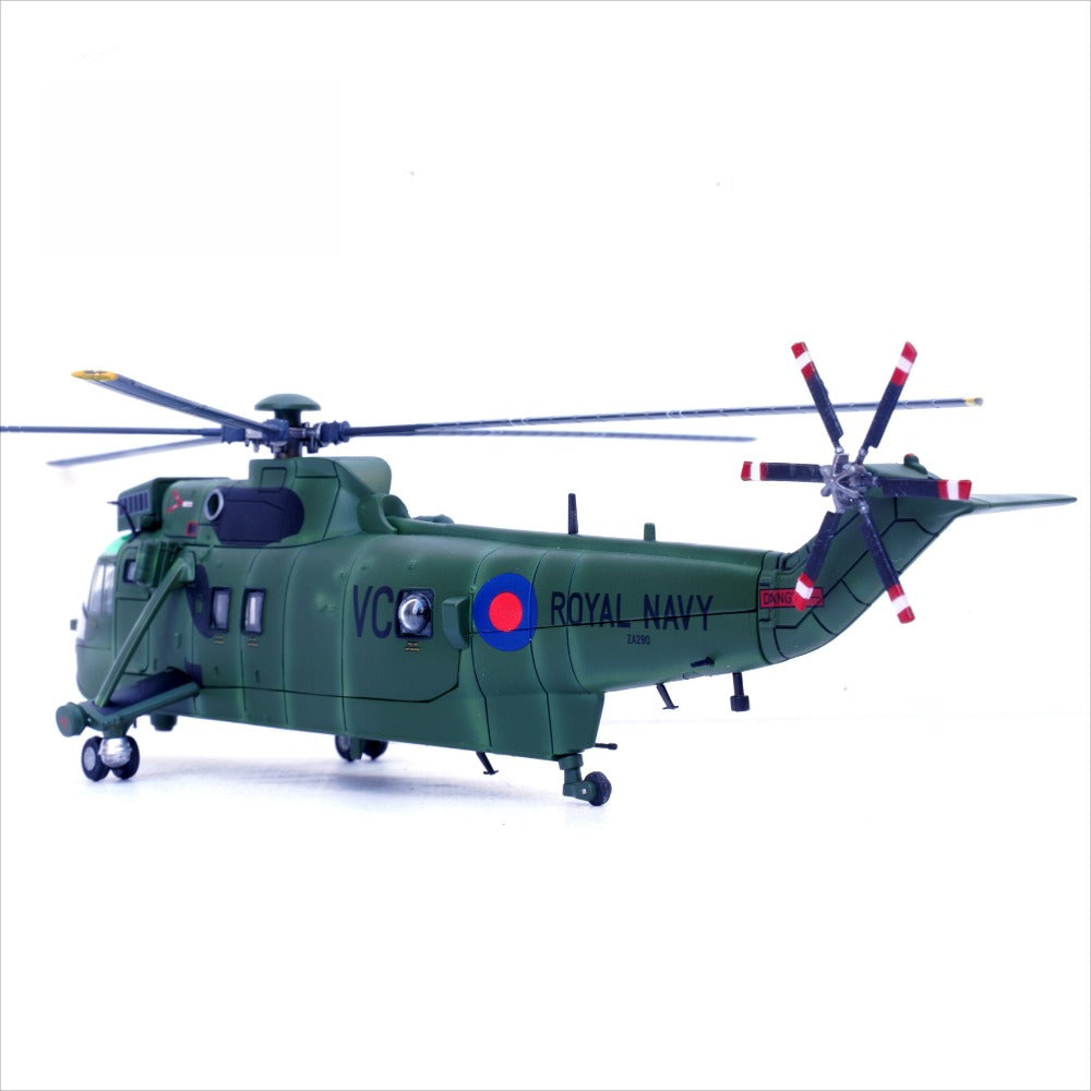 1/72 Scale Westland Sea King HC.4 Royal Navy ZA290 Helicopter Diecast Model Aircraft
