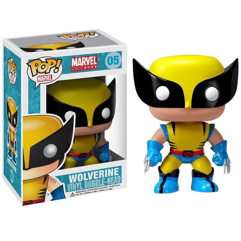 Collectible Funko POP Marvel Series Avengers Spider-Man Captain America Hulk Thor Deadpool Loki Venom Guardians of the Galaxy Vinyl Action Figures