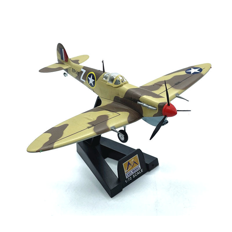 prebuilt 1/72 scale Spitfire Mk Vb fighter aircraft model 37219