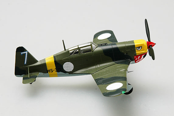 prebuilt 1/72 scale Finish Air Force M.S.406 fighter airplane model 36326