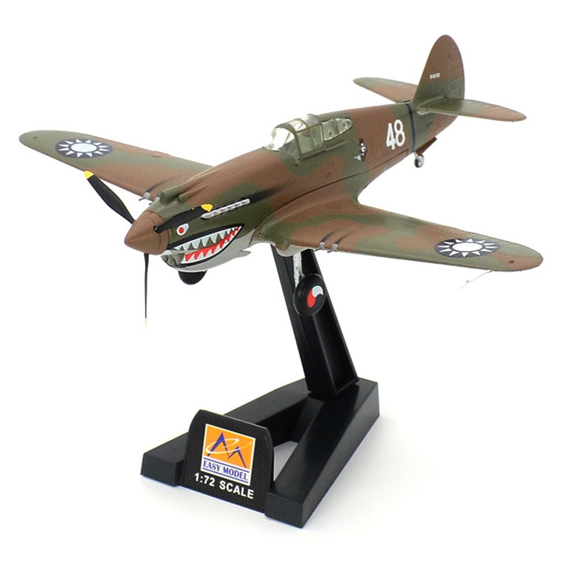 prebuilt P-40 flying tiger WWII aircraft model