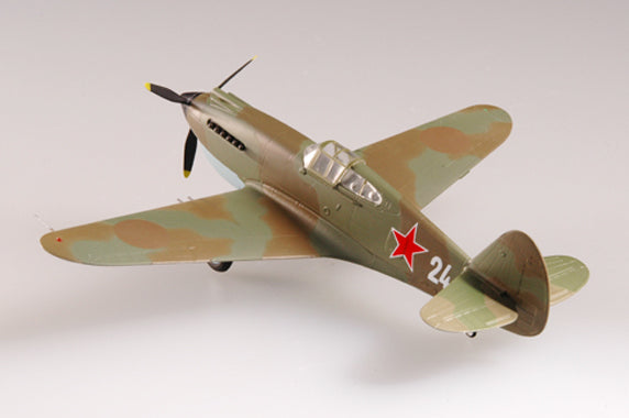 prebuilt 1/72 scale P-40 Warhawk fighter airplane model 37206