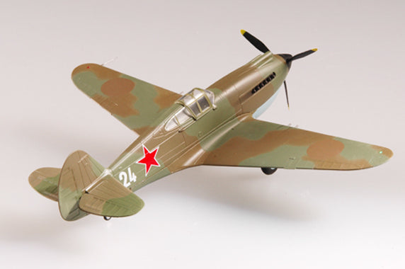 prebuilt 1/72 scale P-40 Warhawk fighter airplane model 37206