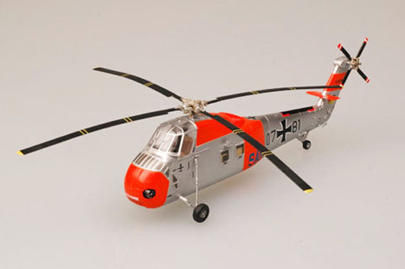 prebuilt 1/72 scale H-34 military helicopter model 37014