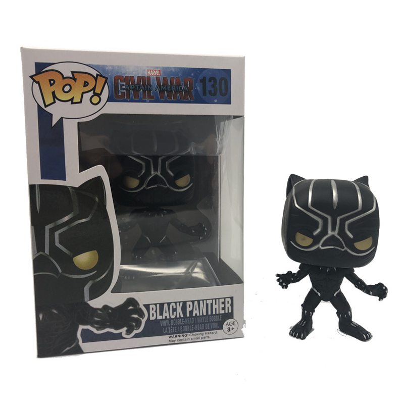 Collectible Funko POP Marvel Series Avengers Spider-Man Captain America Hulk Thor Deadpool Loki Venom Guardians of the Galaxy Vinyl Action Figures