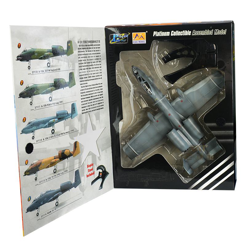 collectible plastic model A-10 aircraft packaging