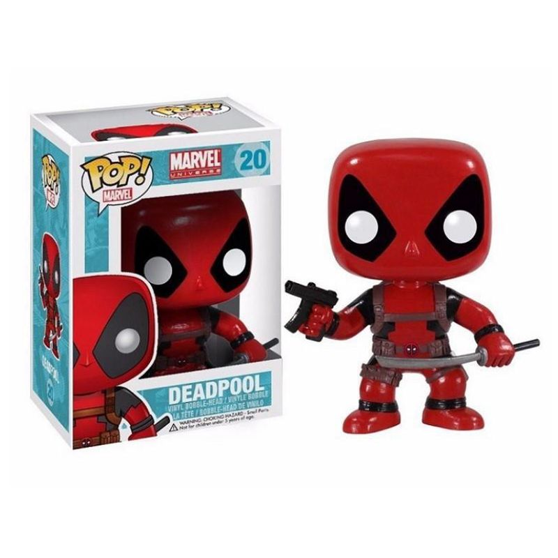Collectible Funko POP Marvel Series Avengers Spider-Man Captain America Hulk Thor Deadpool Loki Venom Guardians of the Galaxy Vinyl Action Figures