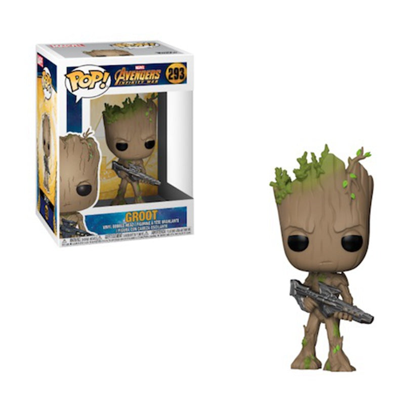 Collectible Funko POP Marvel Series Avengers Spider-Man Captain America Hulk Thor Deadpool Loki Venom Guardians of the Galaxy Vinyl Action Figures