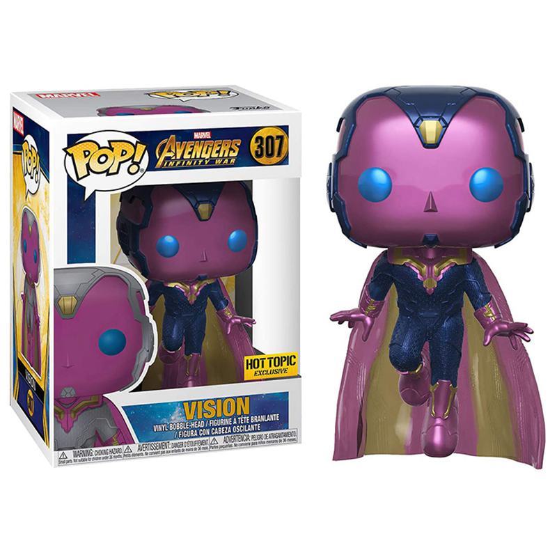 Collectible Funko POP Marvel Series Avengers Spider-Man Captain America Hulk Thor Deadpool Loki Venom Guardians of the Galaxy Vinyl Action Figures