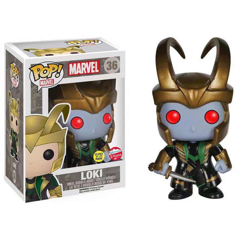 Collectible Funko POP Marvel Series Avengers Spider-Man Captain America Hulk Thor Deadpool Loki Venom Guardians of the Galaxy Vinyl Action Figures