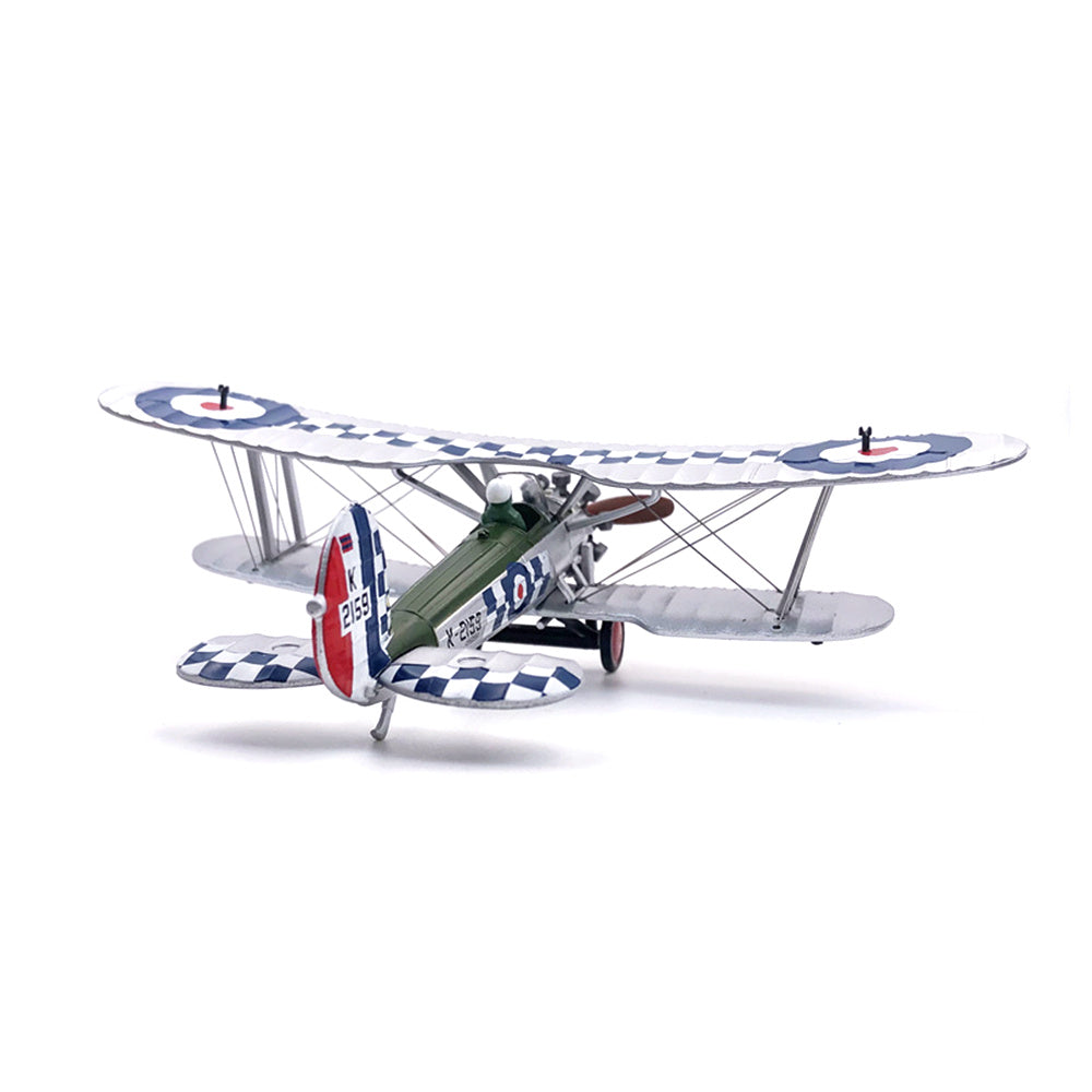 1/72 scale diecast Bristol Bulldog aircraft model