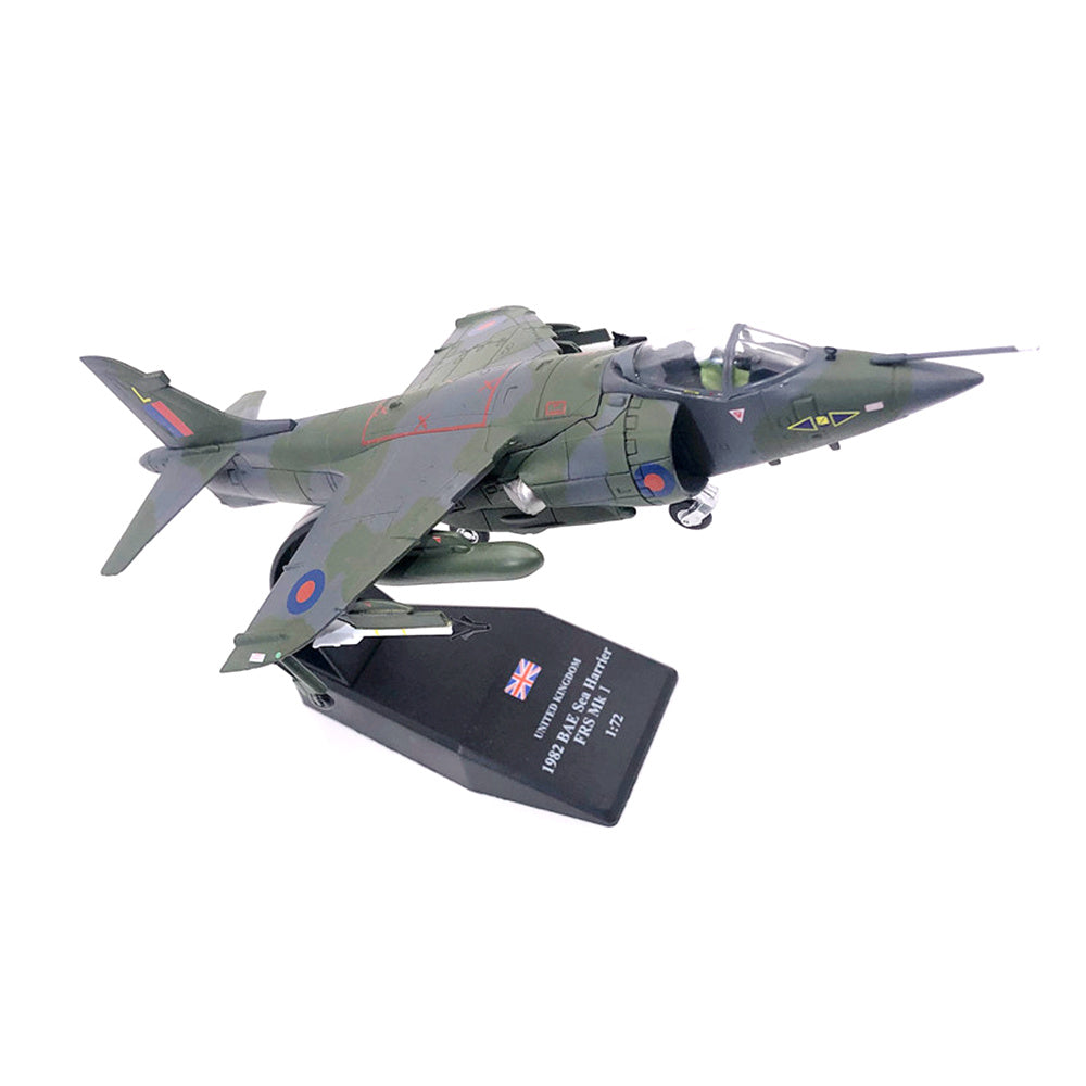 1/72 scale diecast Sea Harrier VOTL fighter aircraft model