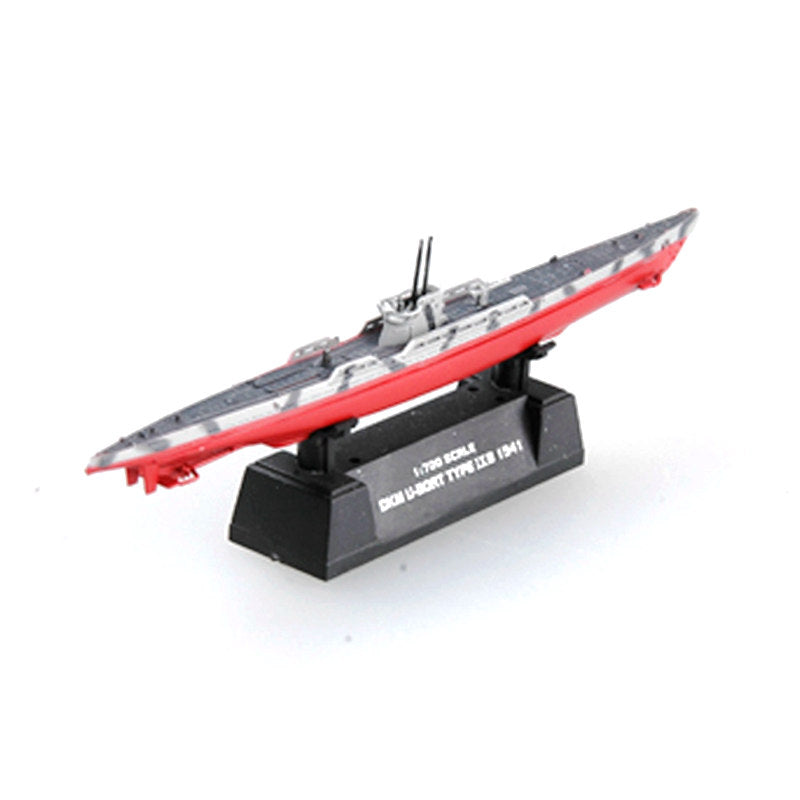 prebuilt 1/700 U-boat Type IXB submarine model 37317