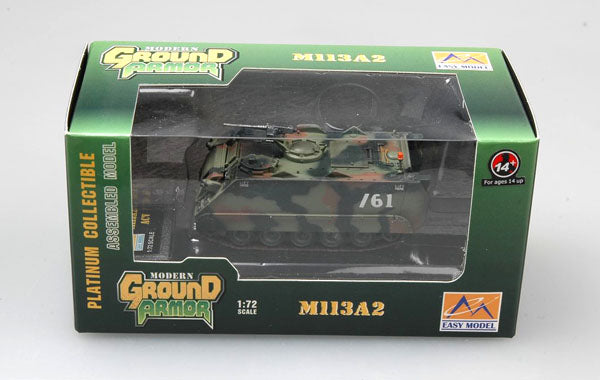 prebuilt 1/72 scale M113A2 APC plastic armored vehicle model 35006