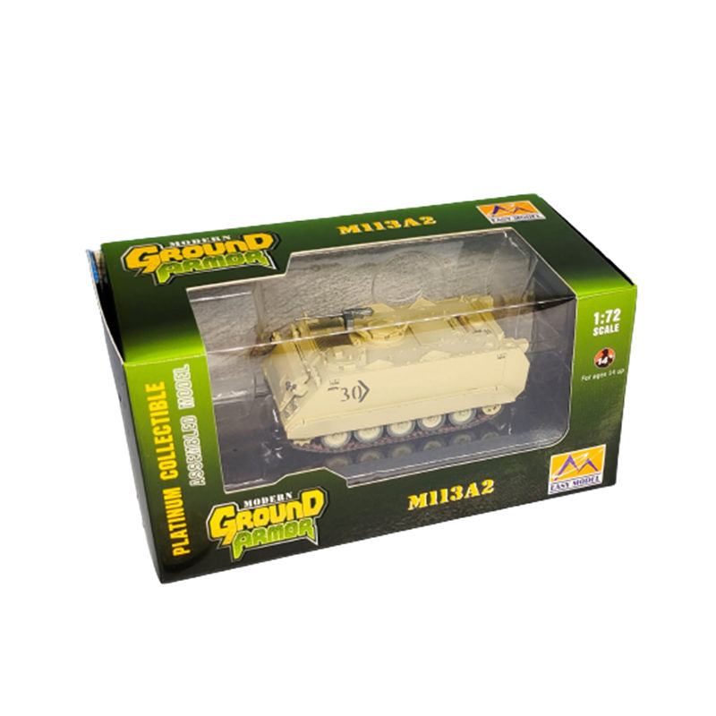 prebuilt 1/72 scale M113A2 APC plastic armored vehicle model 35008