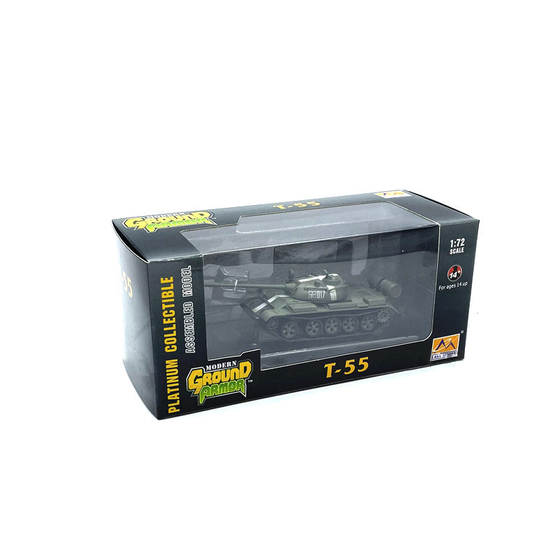 prebuilt 1/72 scale T-55 tank model 35024